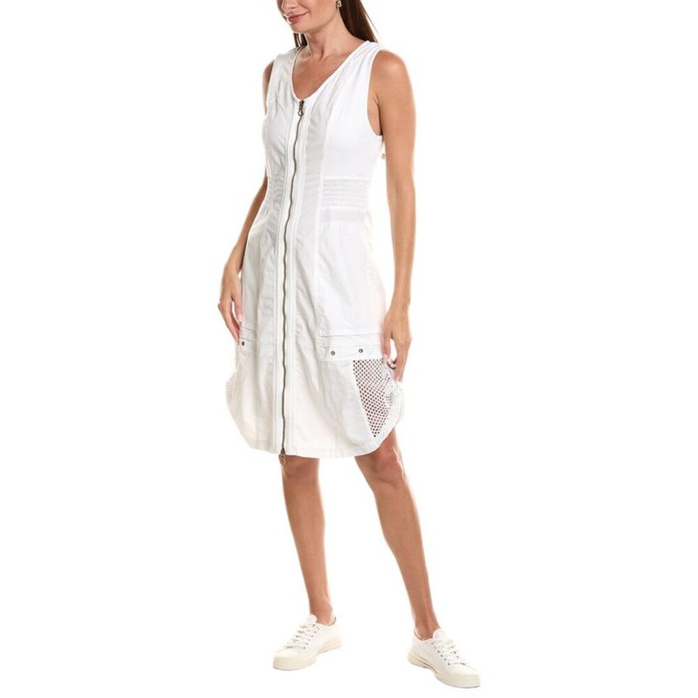 Xcvi Womens Holland Mini Dress, White